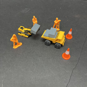 2pk Construction Vehicles w/Accessories