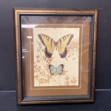 Load image into Gallery viewer, Butterfly Glass Framed Picture
