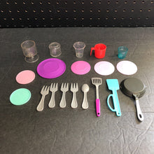 Load image into Gallery viewer, Dishes &amp; Utensils for 18&quot; Doll
