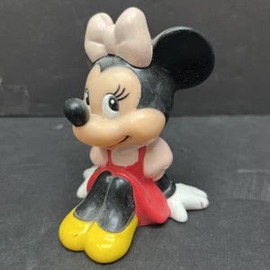 Minnie Mouse Rubber Doll 1980's Vintage Collectible