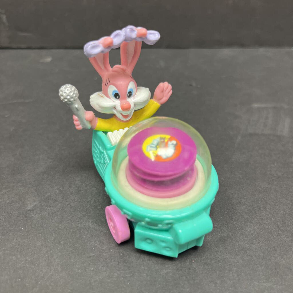 Tiny Toons Babs Bunny Wacky Roller Car 1992 Vintage Collectible