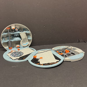 Micro Machines Action Fleet Death Star Plane Playset 1996 Vintage Collectible