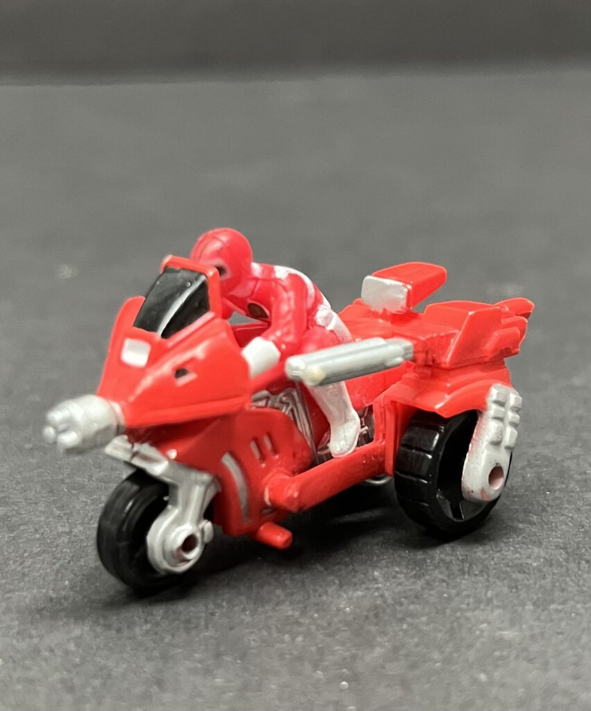 Micro Machines Red Ranger Motorcycle 1994 Vintage Collectible