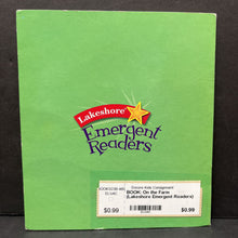 Load image into Gallery viewer, On the Farm (Lakeshore Emergent Readers) (Jeremy Lee) -reader
