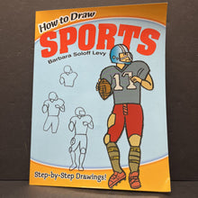 Load image into Gallery viewer, How to Draw Sports (Barbara Scott Levy) -paperback activity
