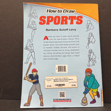 Load image into Gallery viewer, How to Draw Sports (Barbara Scott Levy) -paperback activity
