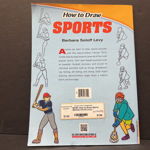 How to Draw Sports (Barbara Scott Levy) -paperback activity