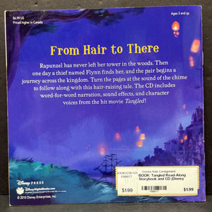 Tangled Read-Along Storybook and CD (Disney Tangled) -paperback character