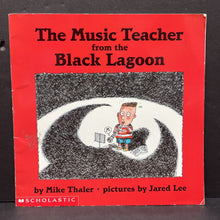 Load image into Gallery viewer, The Music Teacher from the Black Lagoon (Mike Thaler) -paperback character

