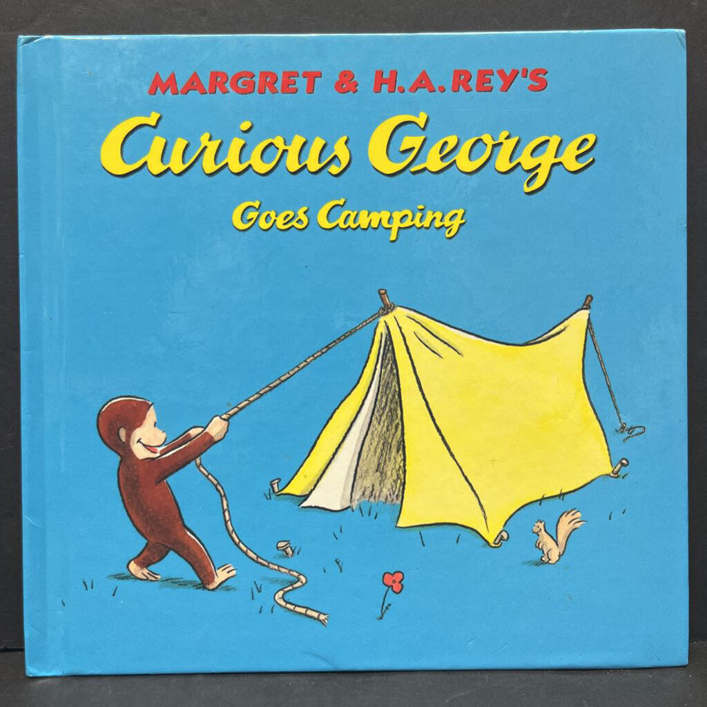 Curious George Goes Camping (Margret & H.A. Rey) -hardcover character