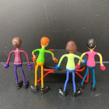 Load image into Gallery viewer, 4pk Magnut Figures w/Trampoline 1999 Vintage Collectible
