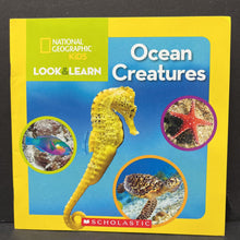 Load image into Gallery viewer, Ocean Creatures (National Geographic Kids) -paperback educational

