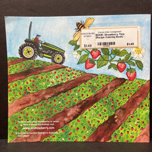 Strawberry Time (Recipe Coloring Book) -paperback activity
