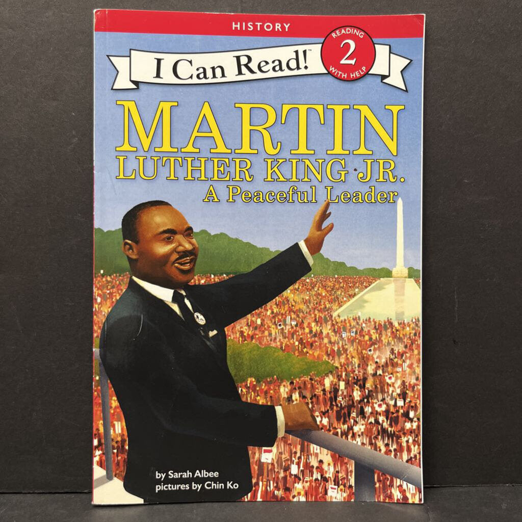 Martin Luther King Jr: A Peaceful Leader (I Can Read Level 2) (Notable Person) -educational reader