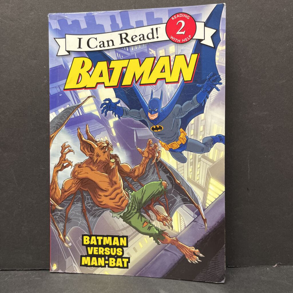 Batman Versus Man-Bat (DC Comics) (I Can Read Level 2) -character reader