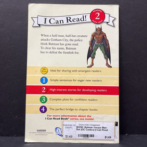 Batman Versus Man-Bat (DC Comics) (I Can Read Level 2) -character reader