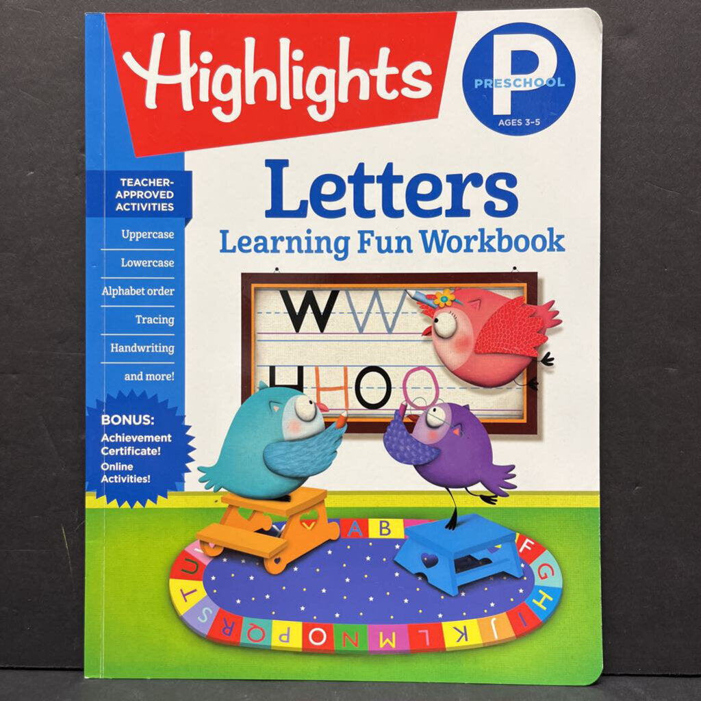 Letters (Highlights) (Preschool) -workbook