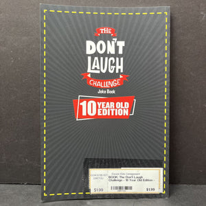 The Don't Laugh Challenge - 10 Year Old Edition -paperback humor