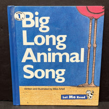 Load image into Gallery viewer, Big Long Animal Song (Let Me Read Level 1) -hardcover reader
