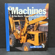 Load image into Gallery viewer, Machines (Let Me Read Level 1) -hardcover reader
