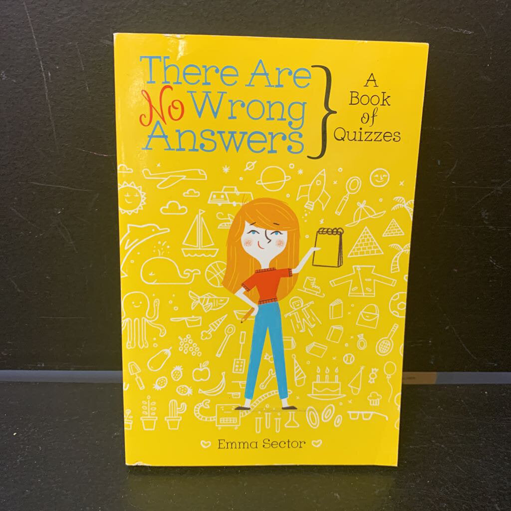 There Are No Wrong Answers (Emma Sector) -paperback activity