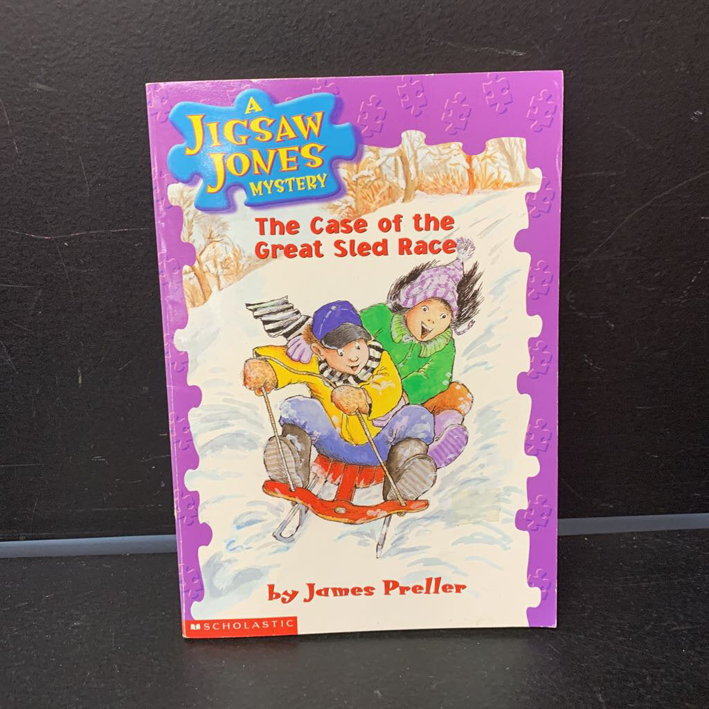 The Case of the Great Sled Race (Jigsaw Jones) (James Preller) -paperback series