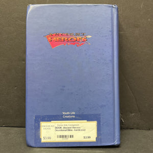 Ancient Heroes Devotional Bible -hardcover religion
