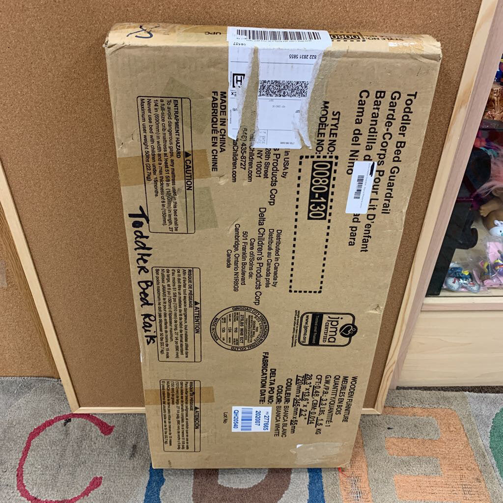 Toddler Bedrail Guardrail (NEW)