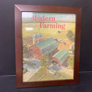 Modern Farming Framed Puzzle