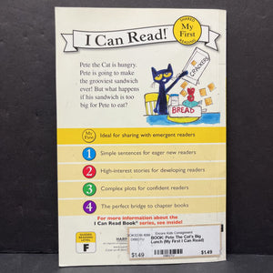 Pete The Cat's Big Lunch (My First I Can Read) (James Dean) -character reader