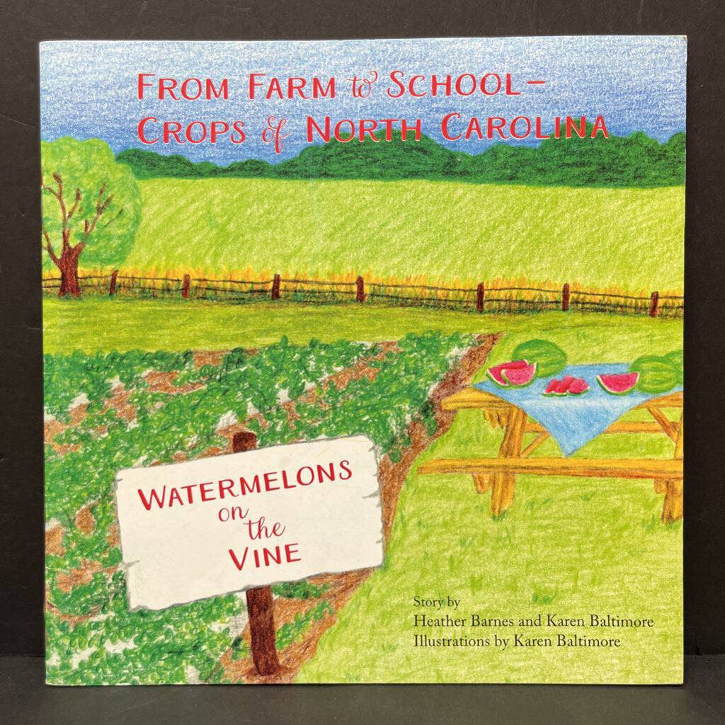 From Farm to School - Crops of North Carolina (Heather Barnes) -paperback educational