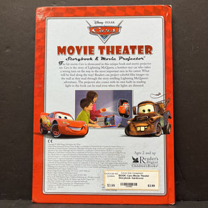 Cars Movie Theater Storybook -hardcover character