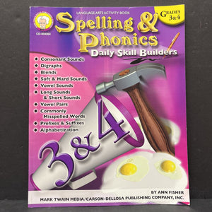 Spelling & Phonics, Grades 3 - 4 -workbook