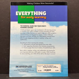 Everything for Early Learning, Preschool -workbook