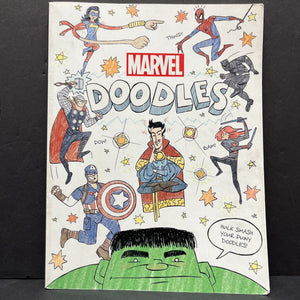 Marvel Doodles -paperback activity