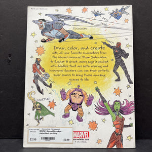 Marvel Doodles -paperback activity