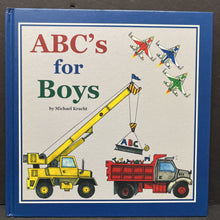 Load image into Gallery viewer, ABC&#39;s for Boys (Michael Kracht) -hardcover
