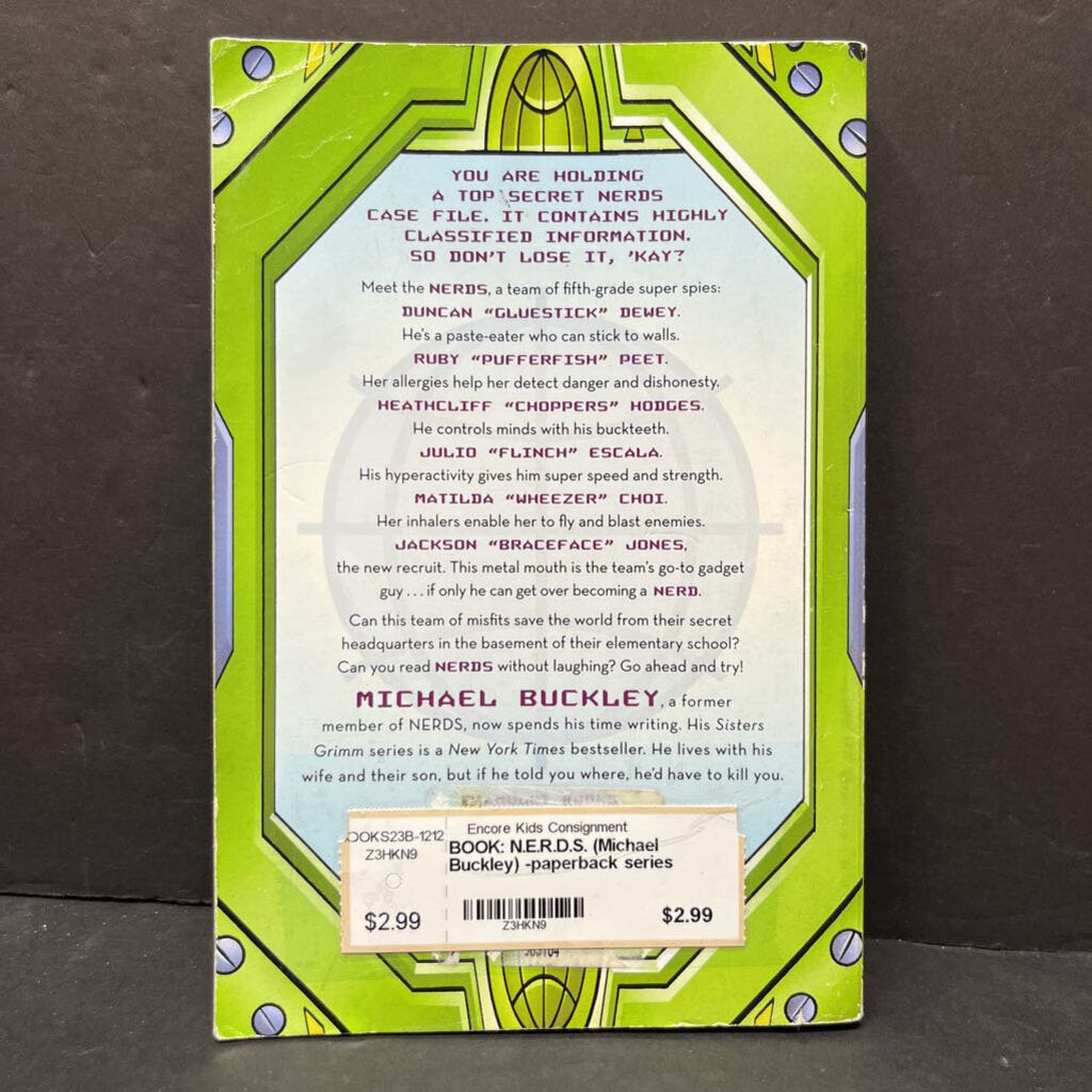 N.E.R.D.S. (Michael Buckley) -paperback series