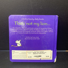 Load image into Gallery viewer, That&#39;s Not My Lion... (Usborne) -touch &amp; feel
