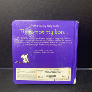 That's Not My Lion... (Usborne) -touch & feel