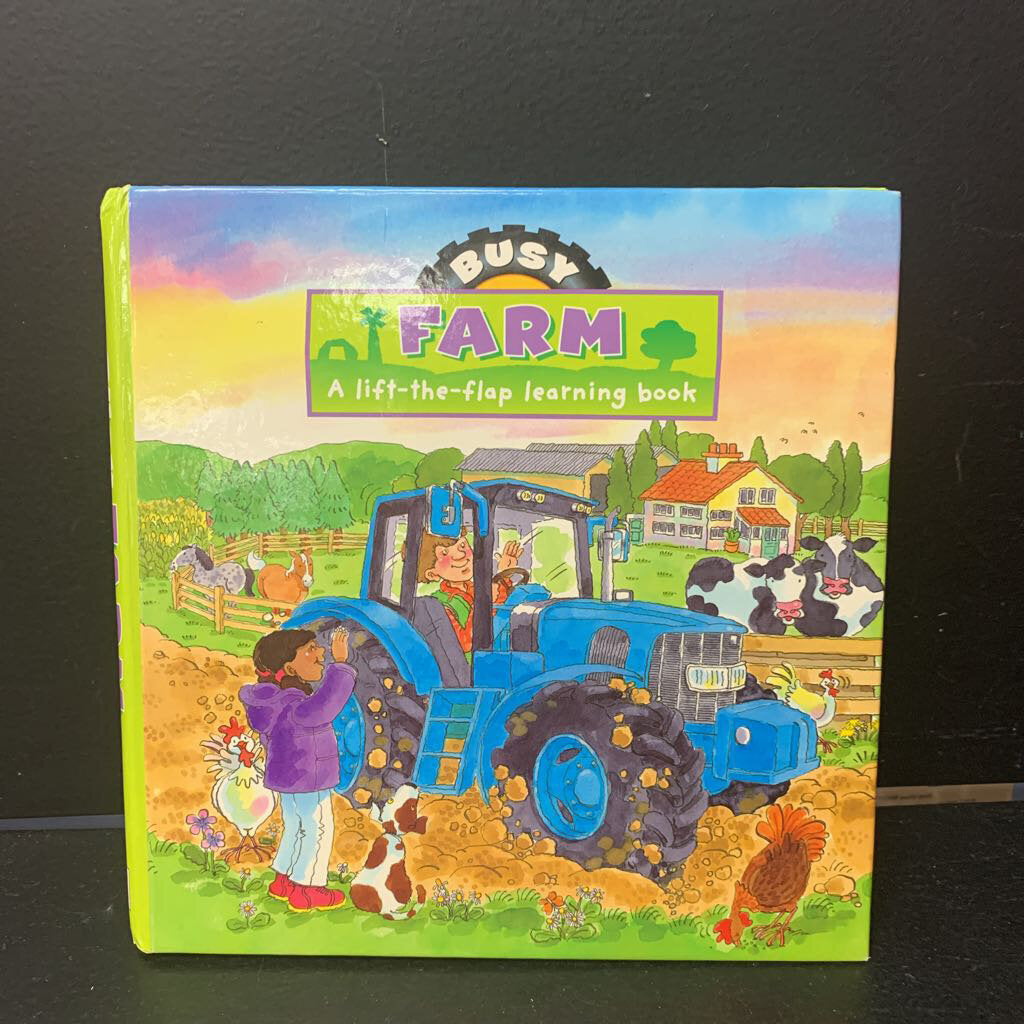 Busy Farm Lift-The-Flap -board