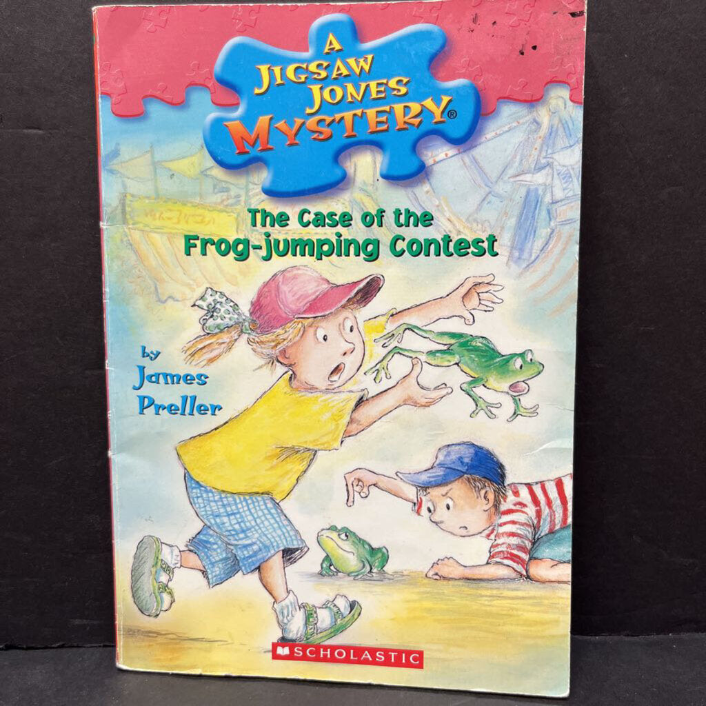 The Case of the Frog-Jumping Contest (Jigsaw Jones Mystery) (James Preller) -paperback series