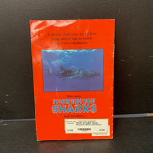 Load image into Gallery viewer, Incredible Sharks (Seymour Simon Scholastic) -educational reader
