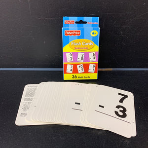 Subtraction Flash Cards