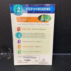 Sleeping Beauty (Step Into Reading Level 2) (Disney Princess) -character reader