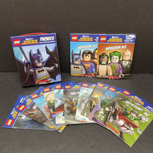 Load image into Gallery viewer, Lego DC Comics Super Heroes Phonics Box Set -character reader
