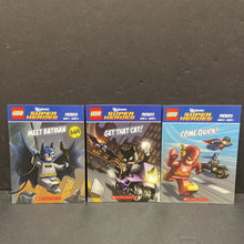 Load image into Gallery viewer, Lego DC Comics Super Heroes Phonics Box Set -character reader
