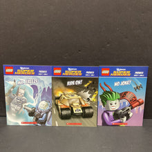 Load image into Gallery viewer, Lego DC Comics Super Heroes Phonics Box Set -character reader
