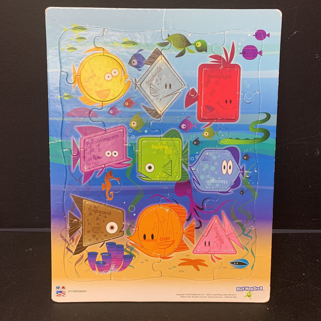 16pc Fish Shape Puzzle