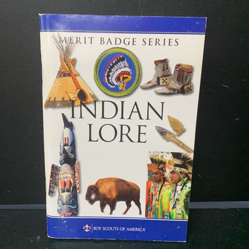 Indian Lore (Boy Scouts of America Merit Badge Series) -paperback scout